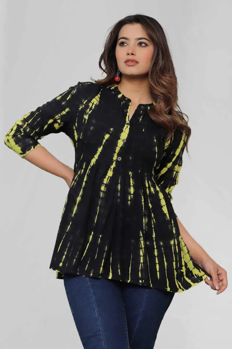 Rayon Tie & Dye Top for Women