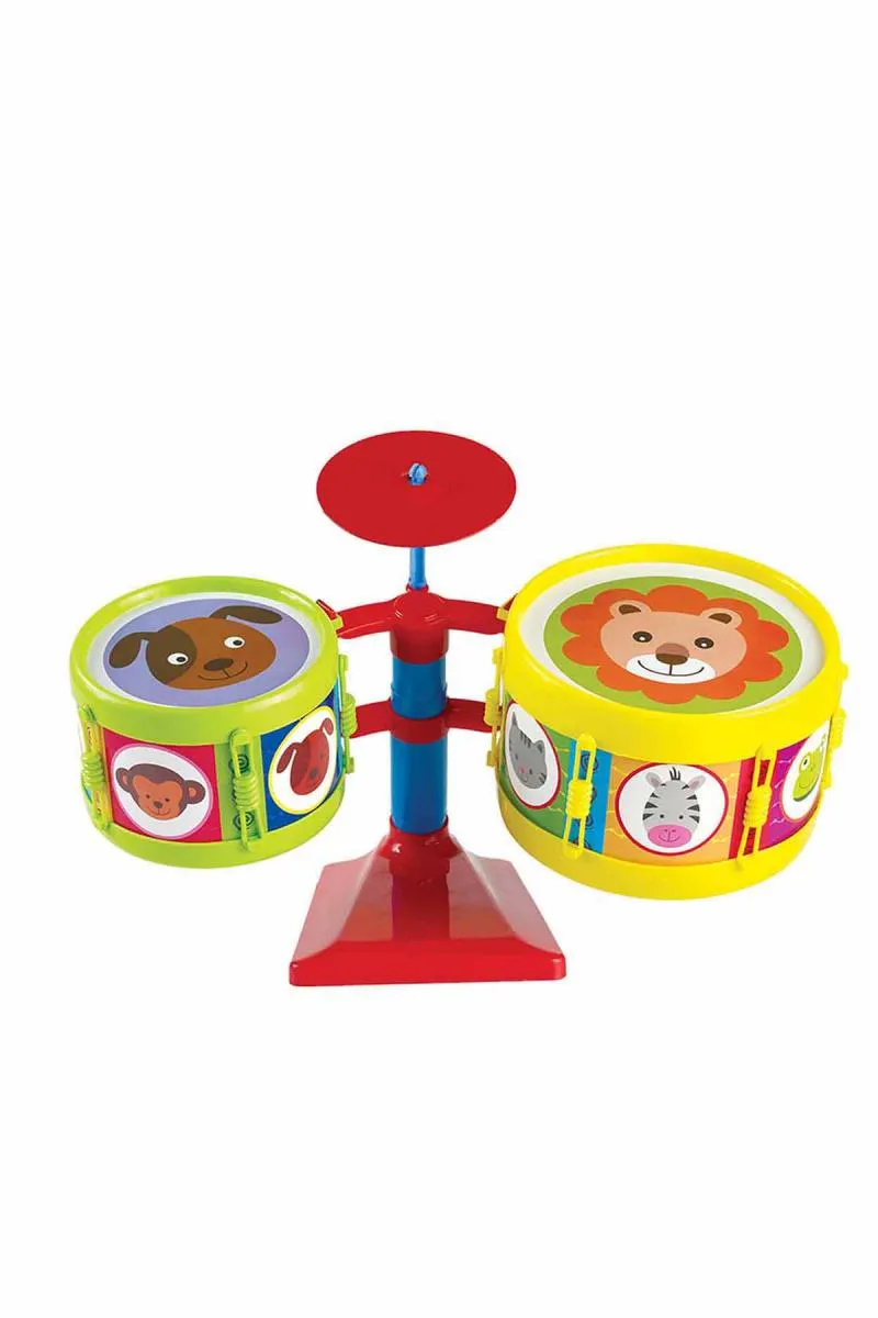 Musical Drum Set for Kids (Multicolor)