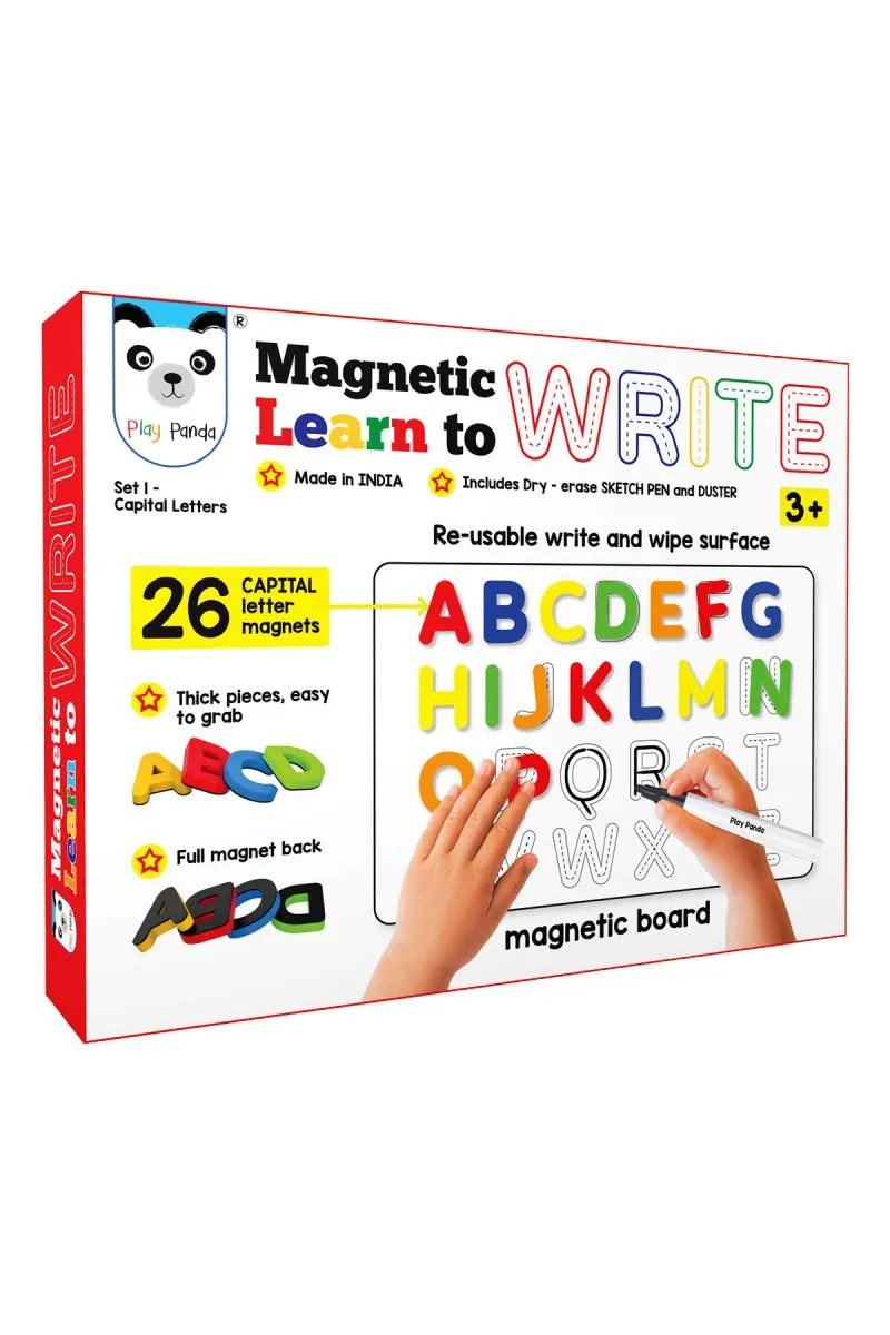 Magnetic Learn to Write Puzzle for Kids - 26 Pieces