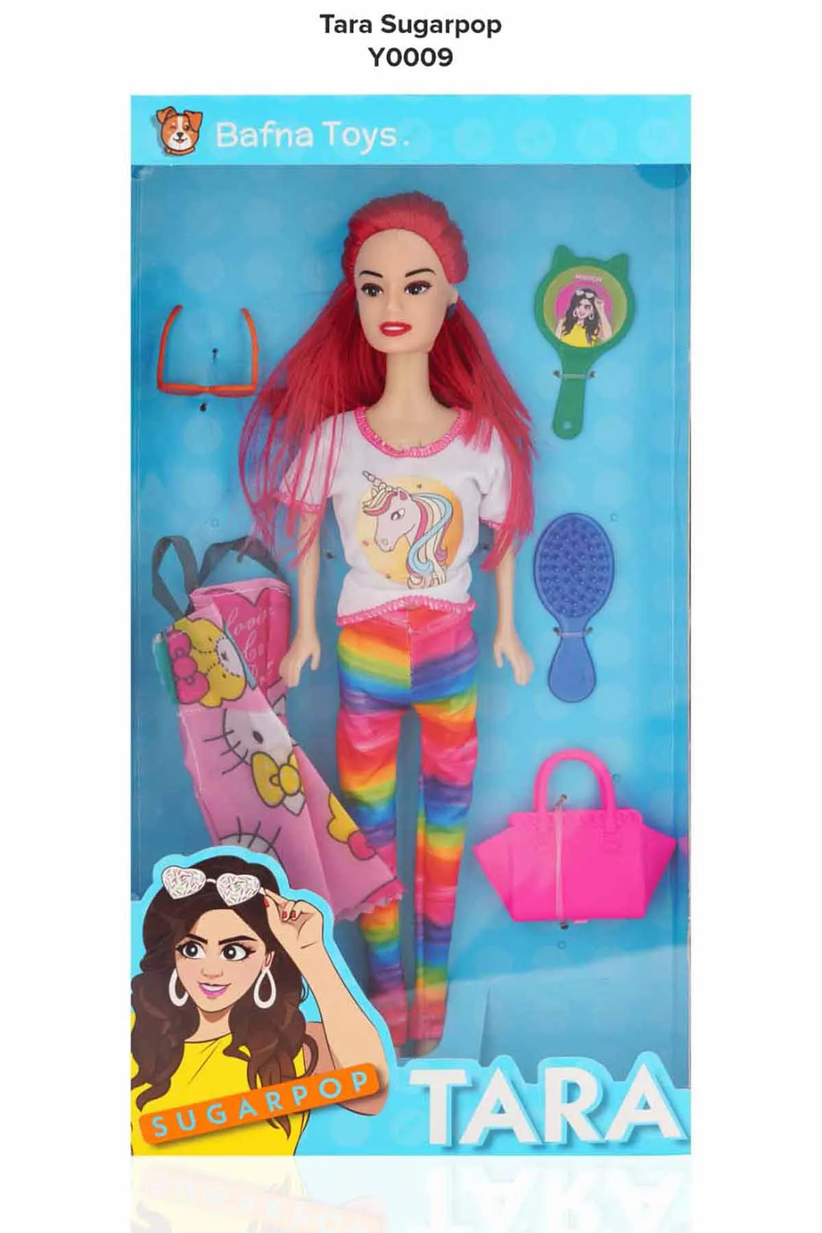 Stunning Sugar Pop Tara Doll with Accessories (Color May Vary)
