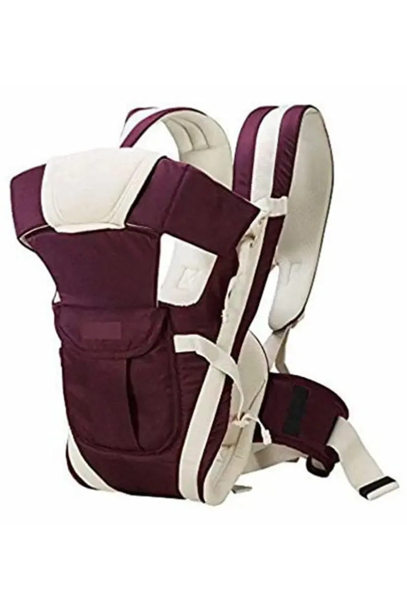 Soft Baby Carrier - 0 - 12 Months (Maroon)