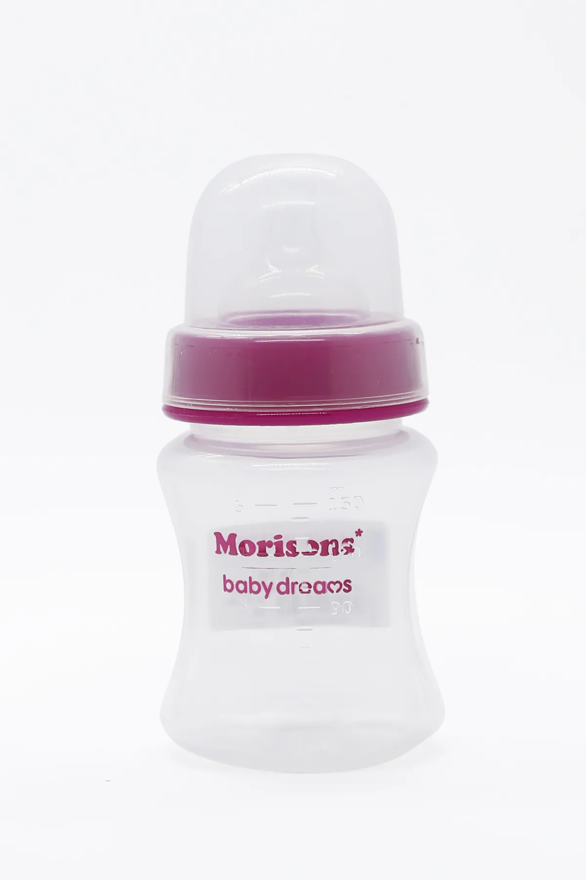Morisons Feeding Bottle (Pink)- 150 ml 