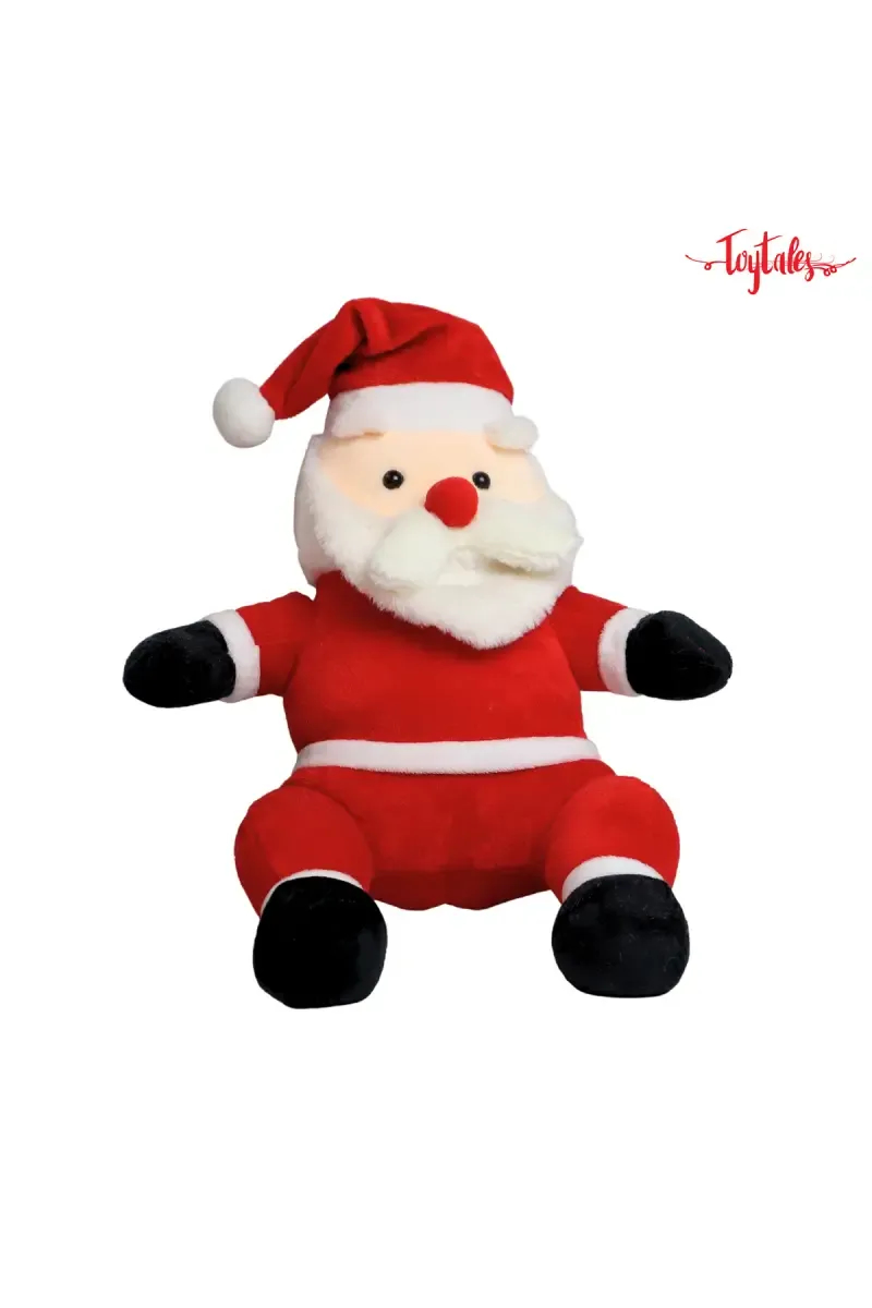 Polyester Sweet Santa Stuffed Soft Toy - Pack of 1