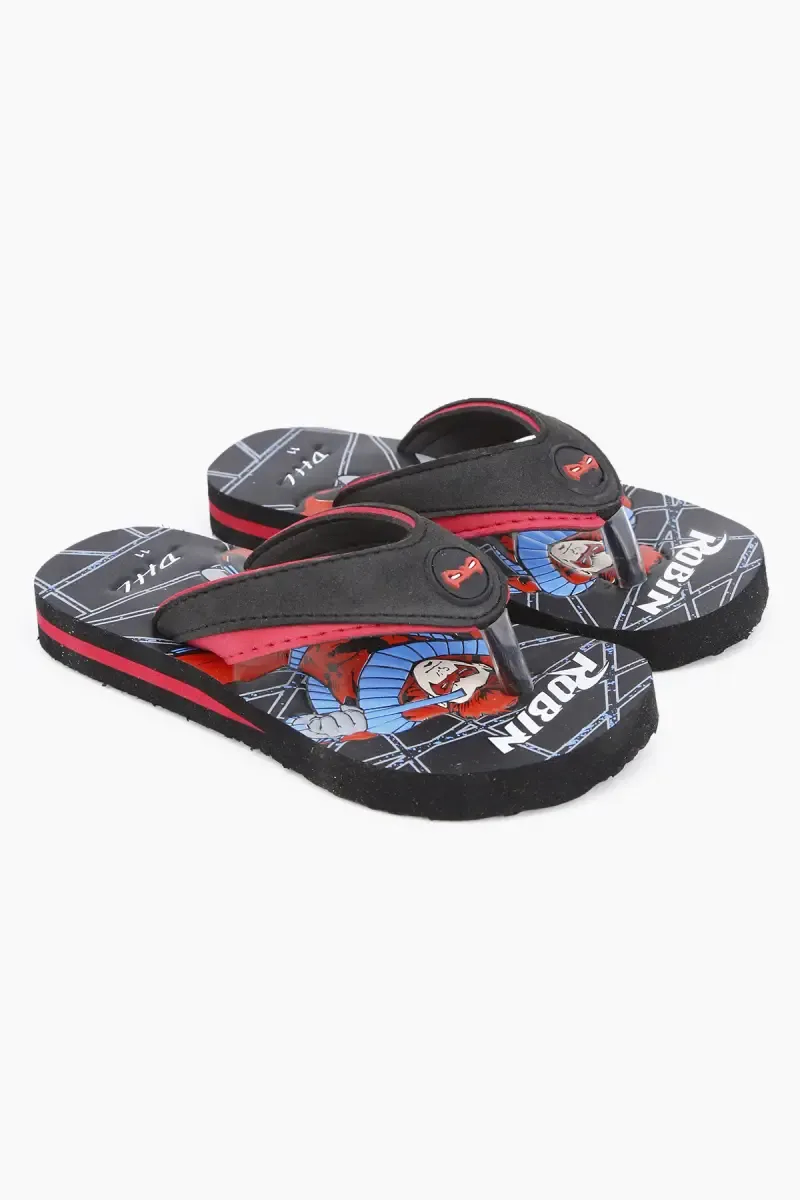Boy's Cartoon Printed Casual Flip Flops