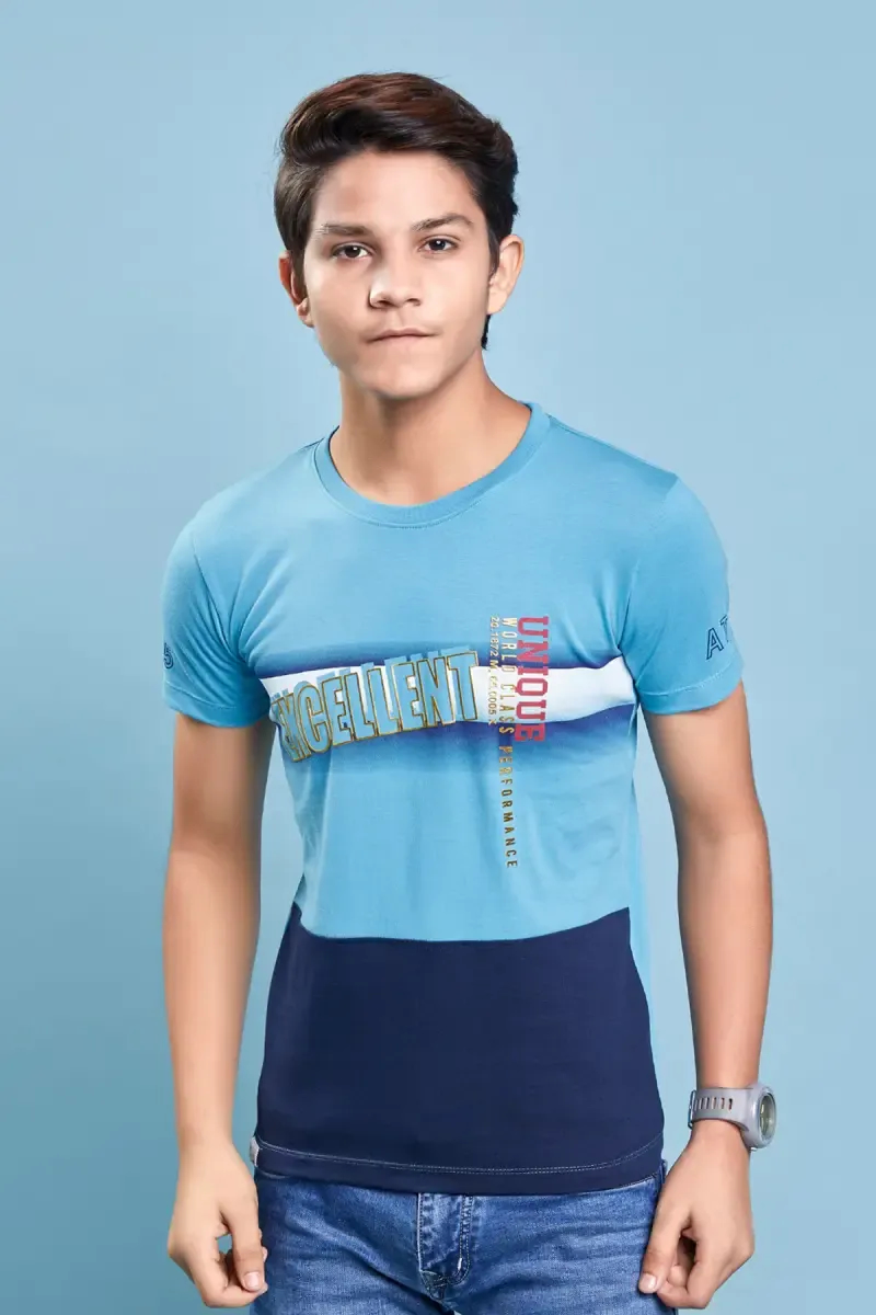 Boy's Typographic Print T-shirt