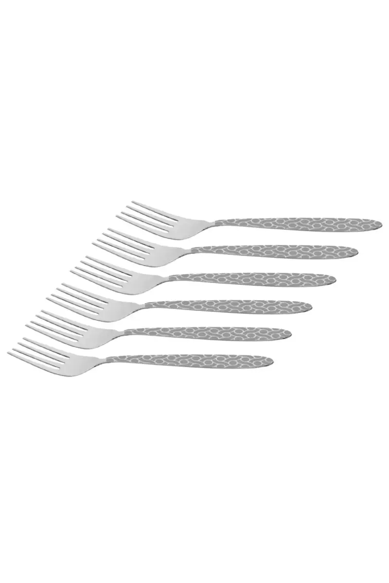 Prabha Stainless Steel Flora Baby Fork Set - 16cm