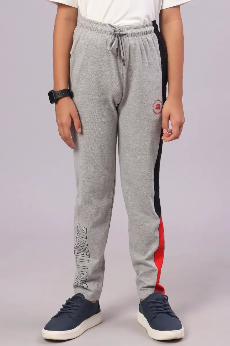 Boy's Cotton Printed Track Pant 