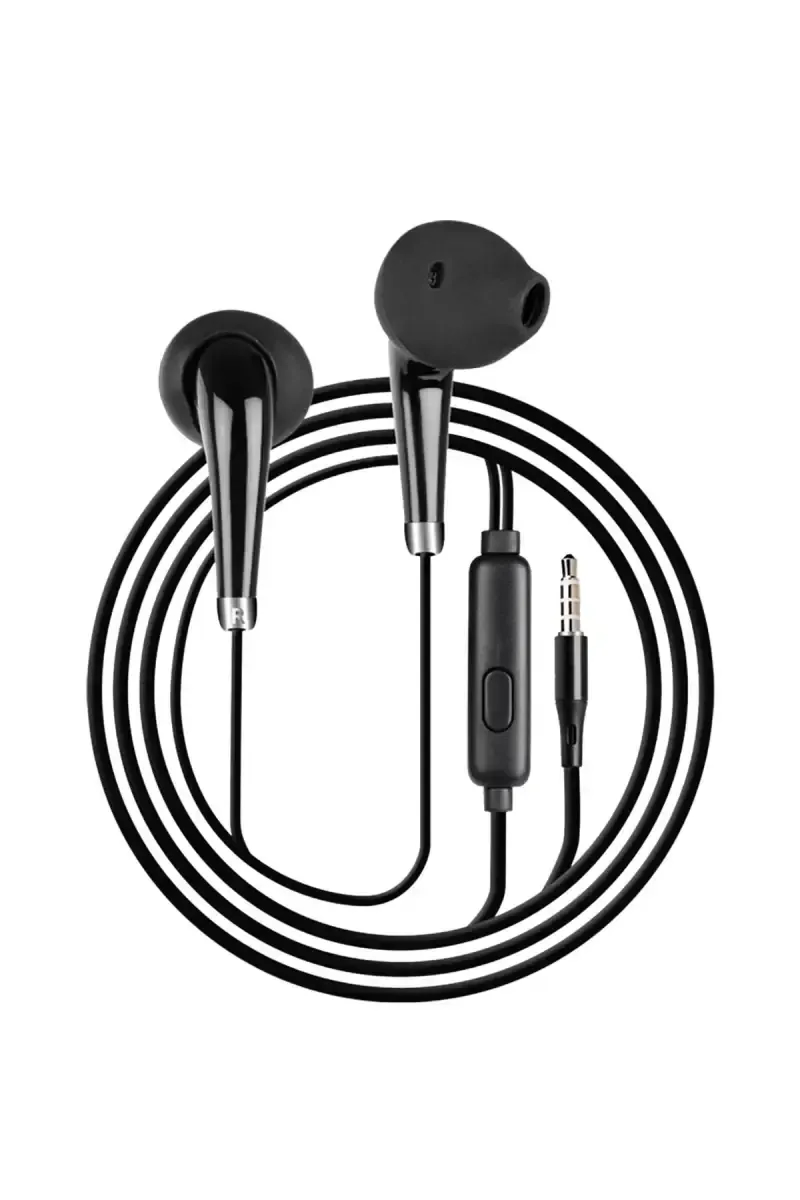 Zebronics Calyx 3.5mm In Ear Wired Earphone with Mic, 12mm Drivers, In Line Mic (Black)
