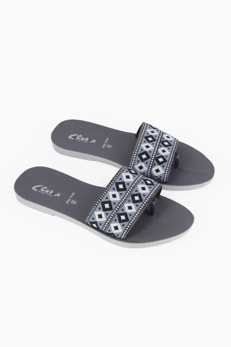 Stylish Slip-On Printed Slides for Women
