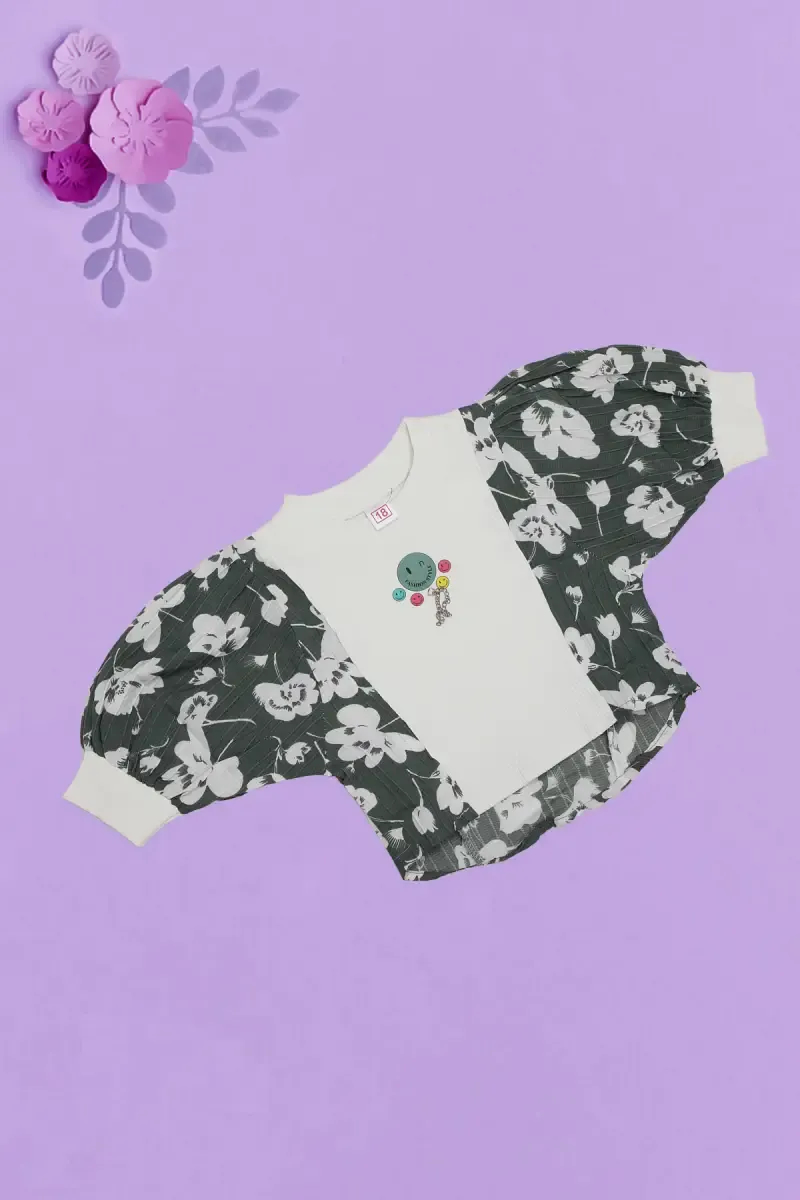 Baby Girl's Floral Printed Top