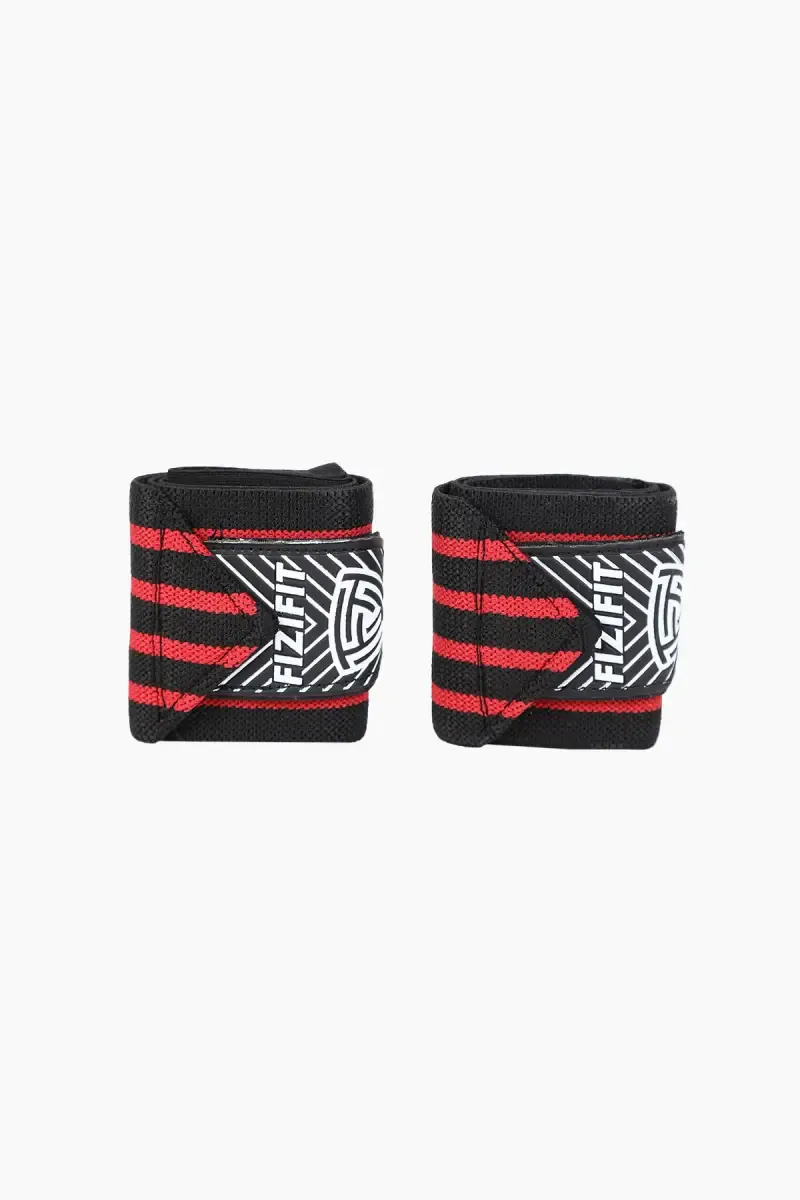 FizFit  Hand Wrist Support Strap (Black/Red)