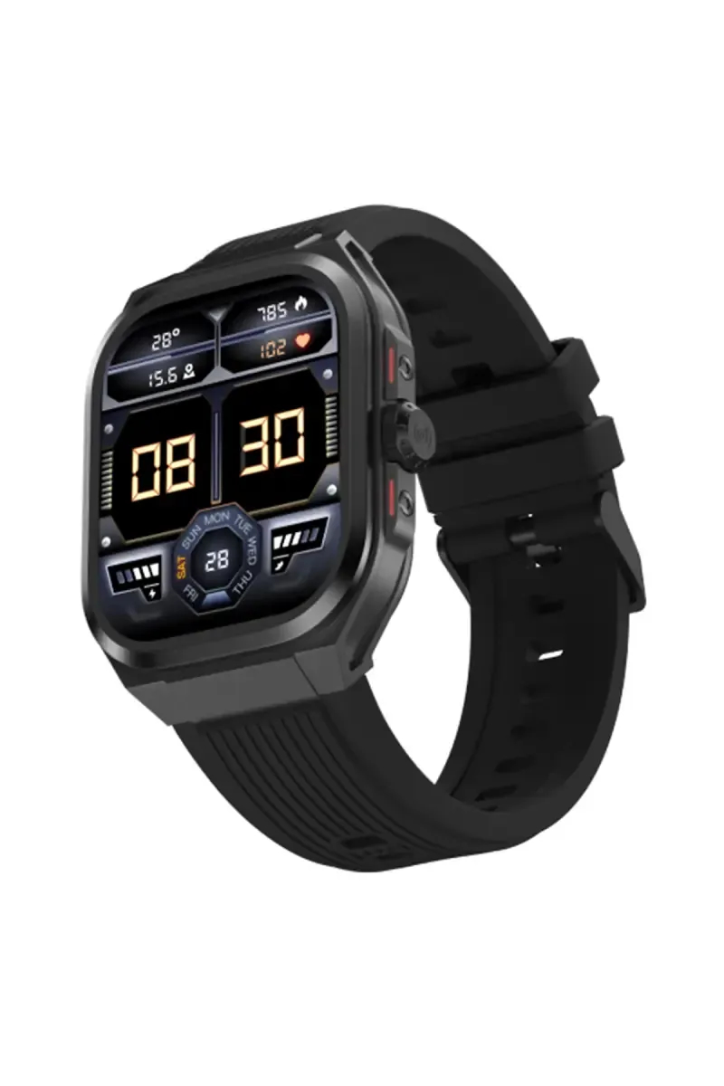 Noise ColorFit Thrill 2.0" HD Display Smartwatch with Bluetooth Calling, 100+ Sports Modes, Health Suite (Jet Black)