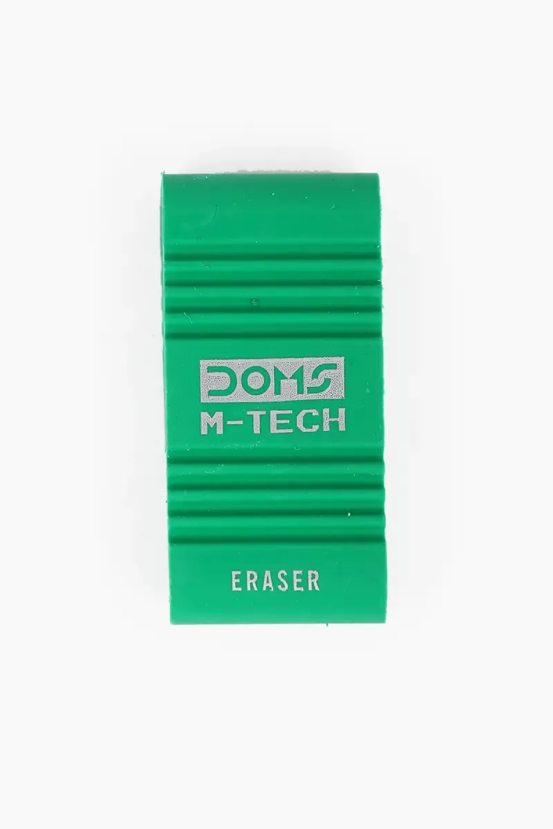Doms M-Tech Erasers (Green) - Pack Of 1
