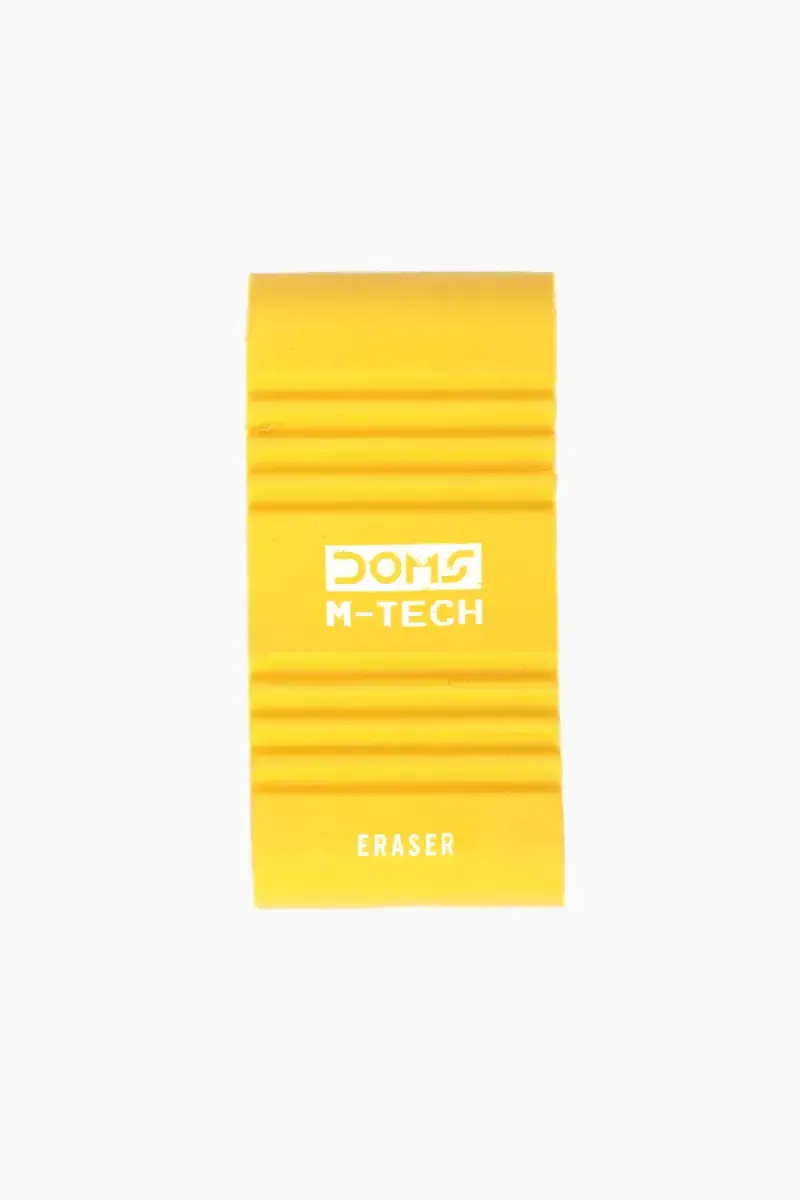 Doms M-Tech Erasers (Yellow) - Pack Of 1