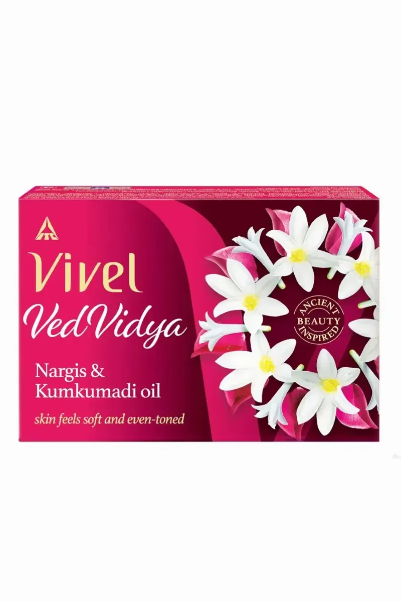 Vivel Nargis & Kumkumadi Oil Soap Bar - 100g