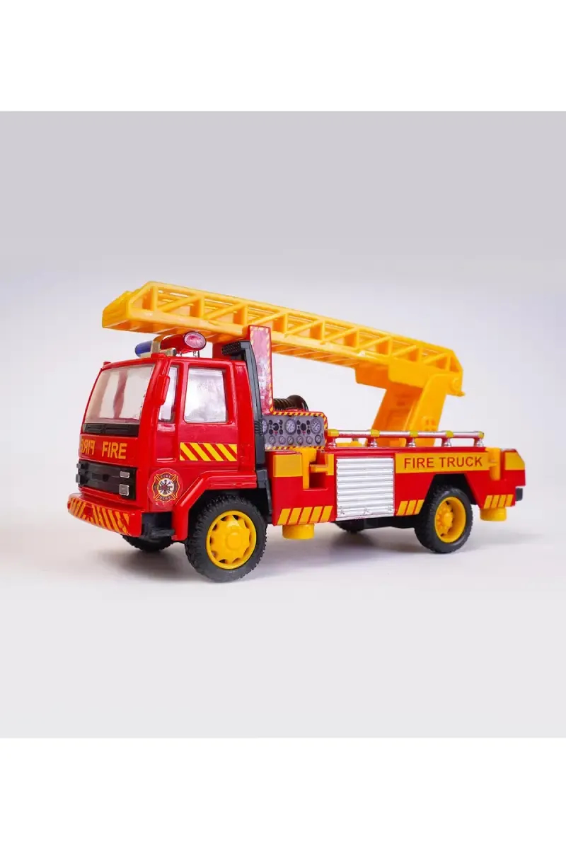 Fire Ladder Truck Pull Back Toy 