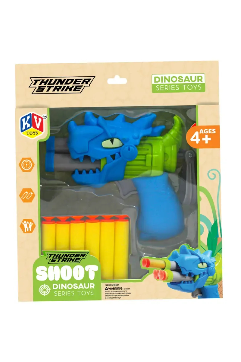 Thunder Strike Shooting Gun Toy (Multicolor)