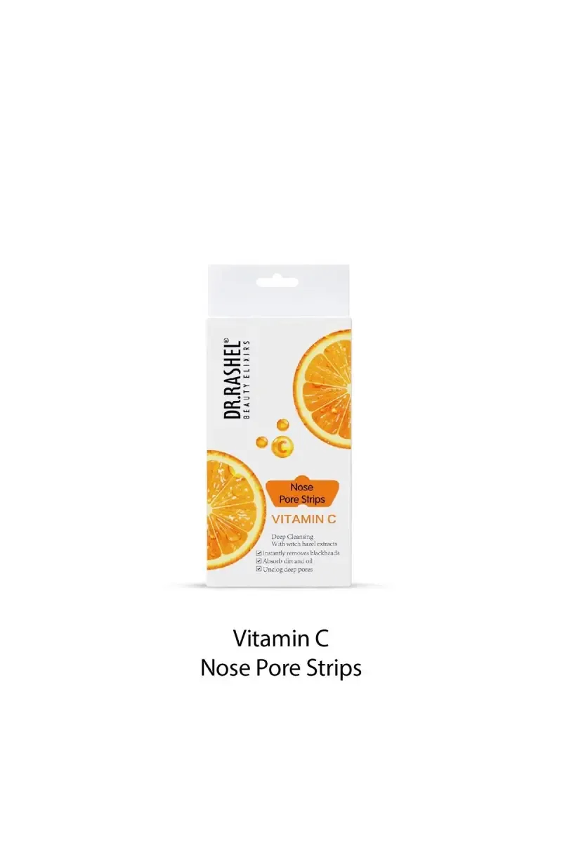 DR.RASHEL Vitamin C Nose Strips for Blackheads Removal (10 Strips)