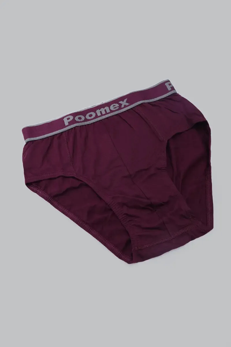 Men's Cotton Solid Briefs