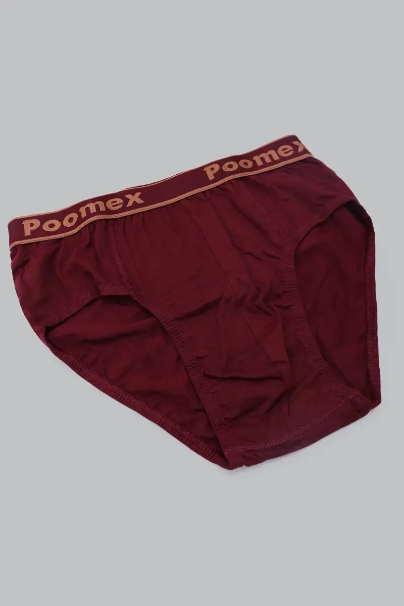 Men's Cotton Solid Briefs