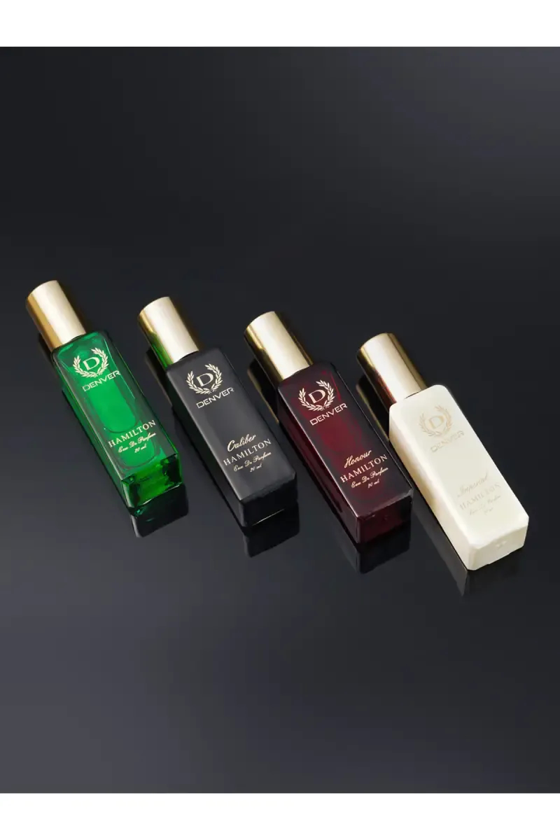 Denver Hamilton Eau De Parfum for Men-  Set of 4 (20ml Each) 