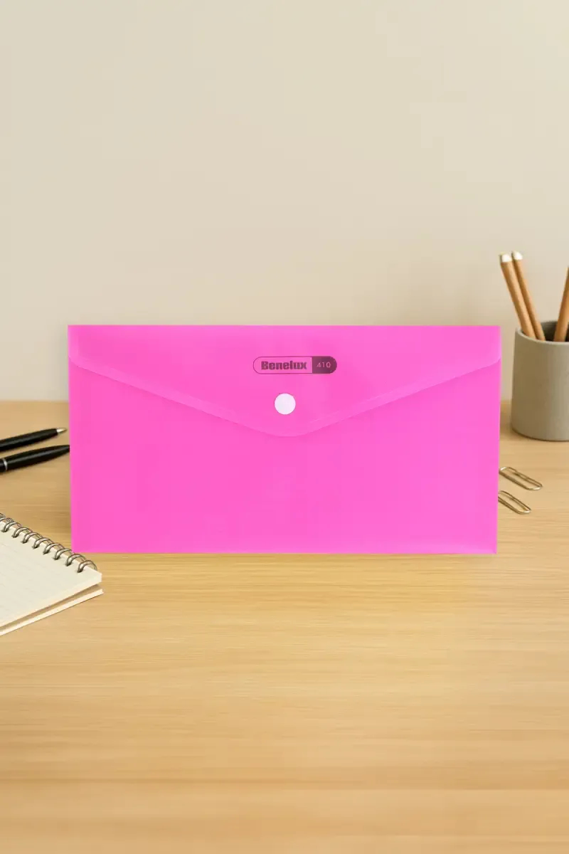 Classic Button File (Pink) - Pack of 1