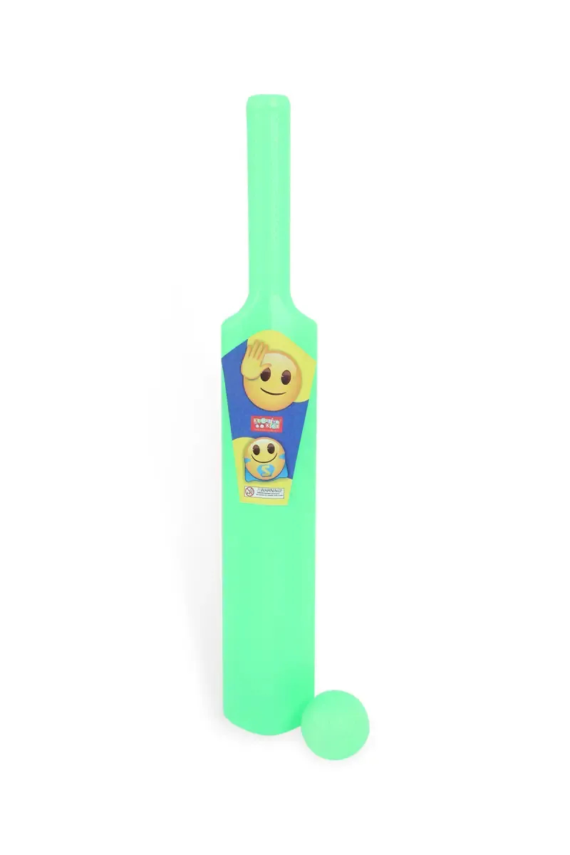 Cricket Bat & Ball Play Set for Kids (Green)
