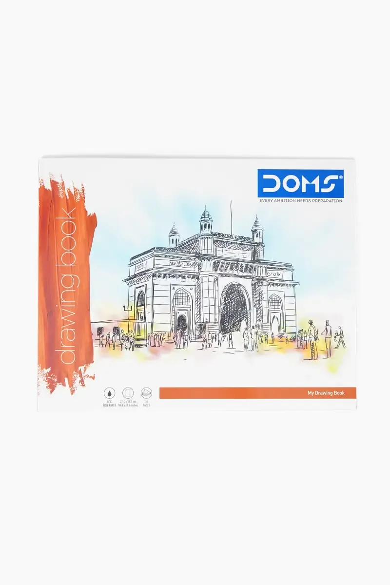 Doms My Drawing Books - 36 Pages (Assorted Colors)