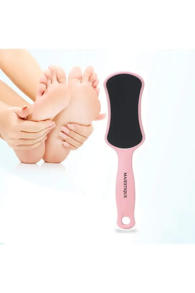 Foot File Pedicure Scrubber (Pink) - Pack of 1