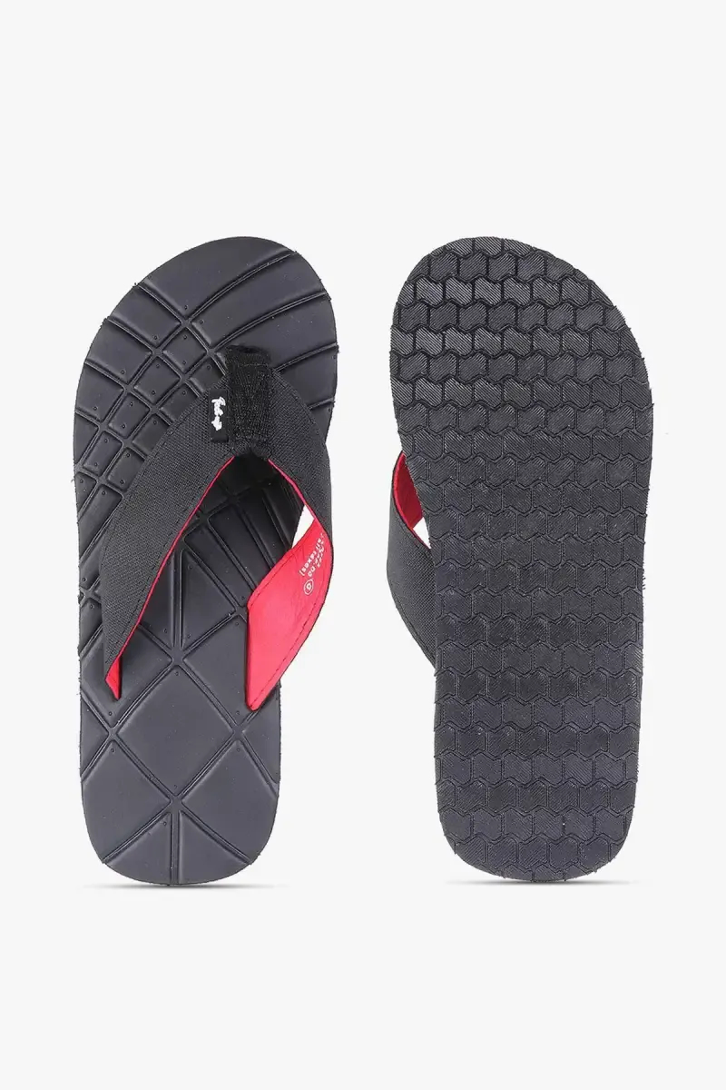 Geometric Pattern Thong Strap Flip Flops