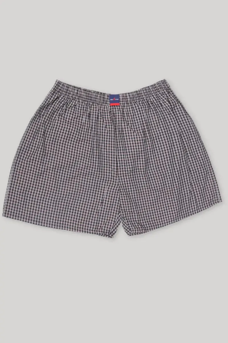 Men's Cotton Regular Fit Checkered Boxers 
