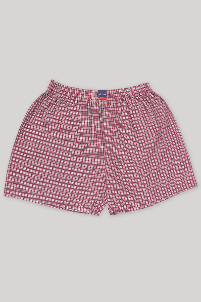 Men's Checkered Cotton Boxers 