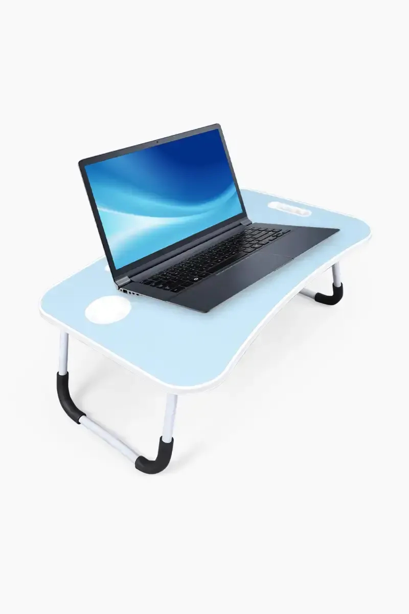Foldable Laptop Study Table (Blue)