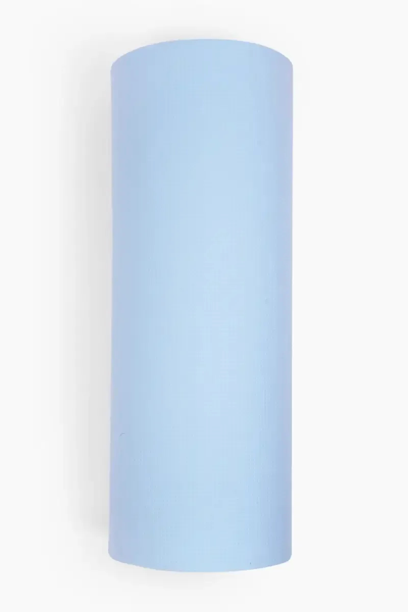 Premium 8mm Reversible Yoga Mat with Anti-Tear Design, Dual Color (Sky Blue & Black)