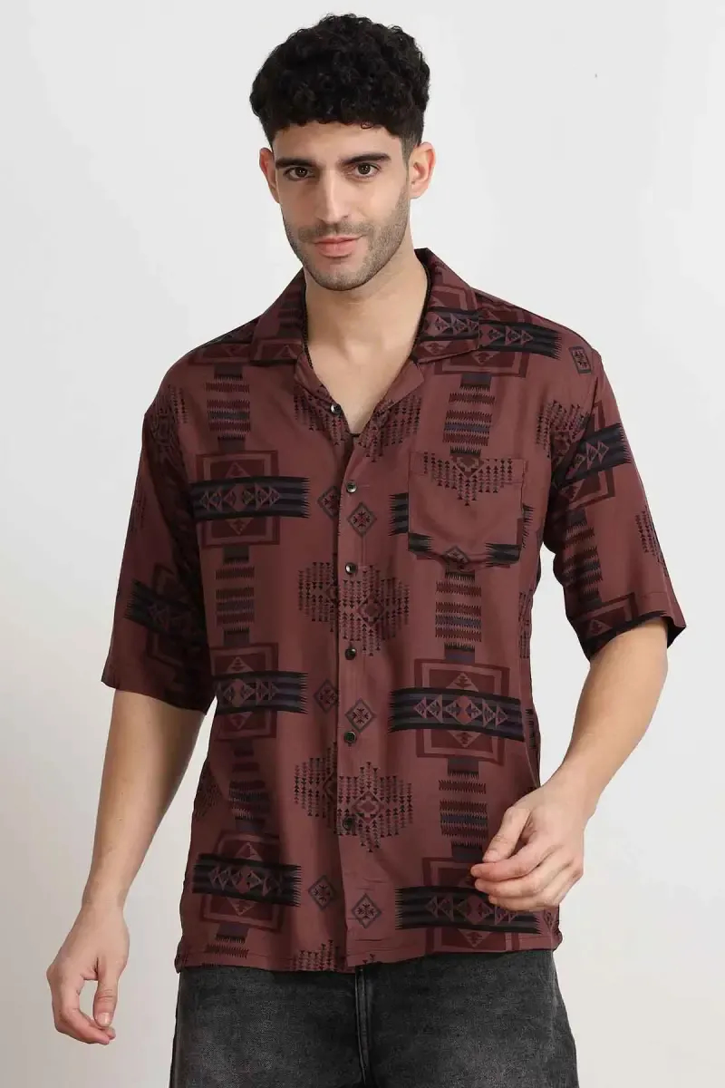 Rayon Slim Fit Shirt for Men