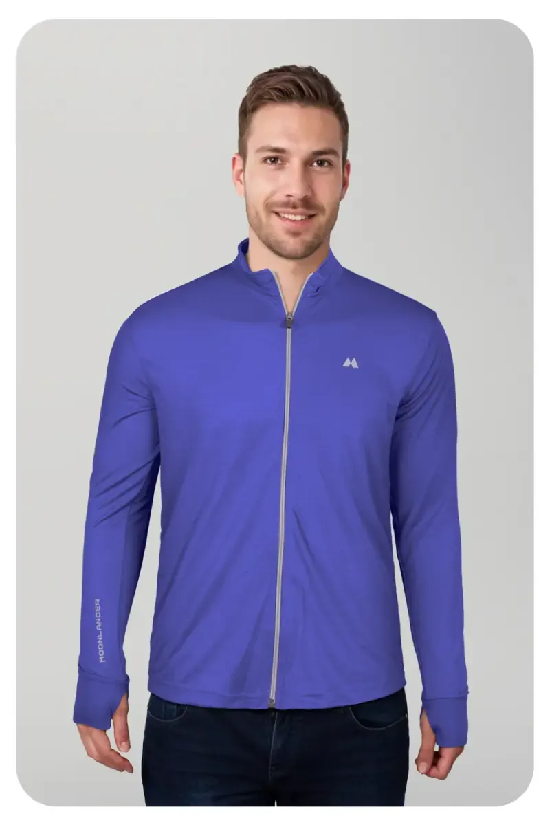 Men's Solid Sun Protection Jacket 