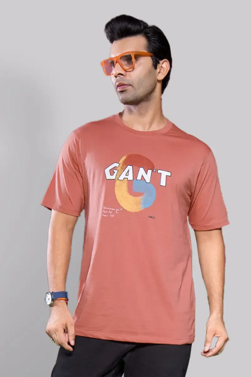 Cotton Printed Half Sleeve T-shirt for Men