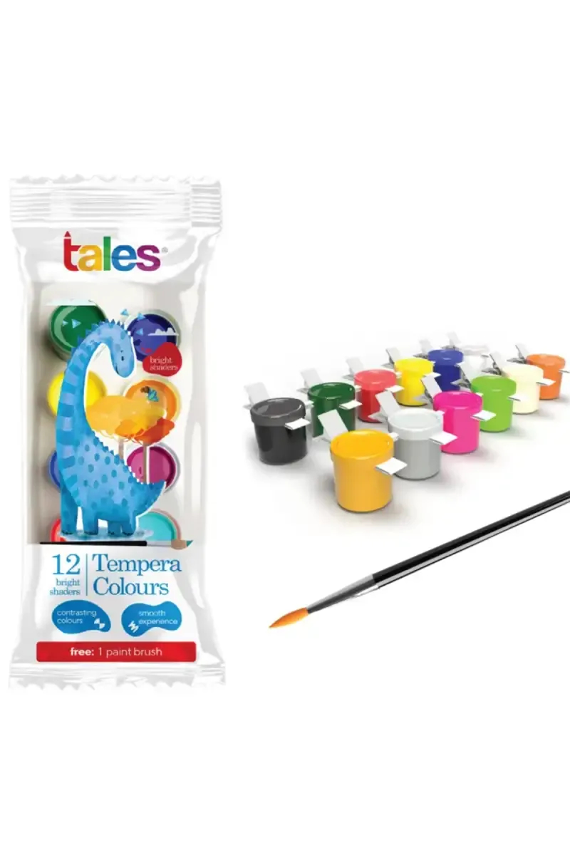 Tempera Coloring Kit 12 Shades - (Multicolor)