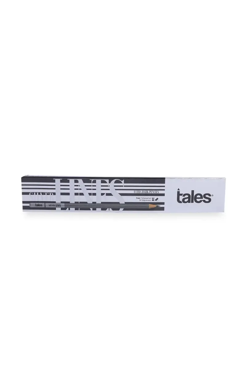 Super Dark Pencils (Silver Lines) - Pack of 10