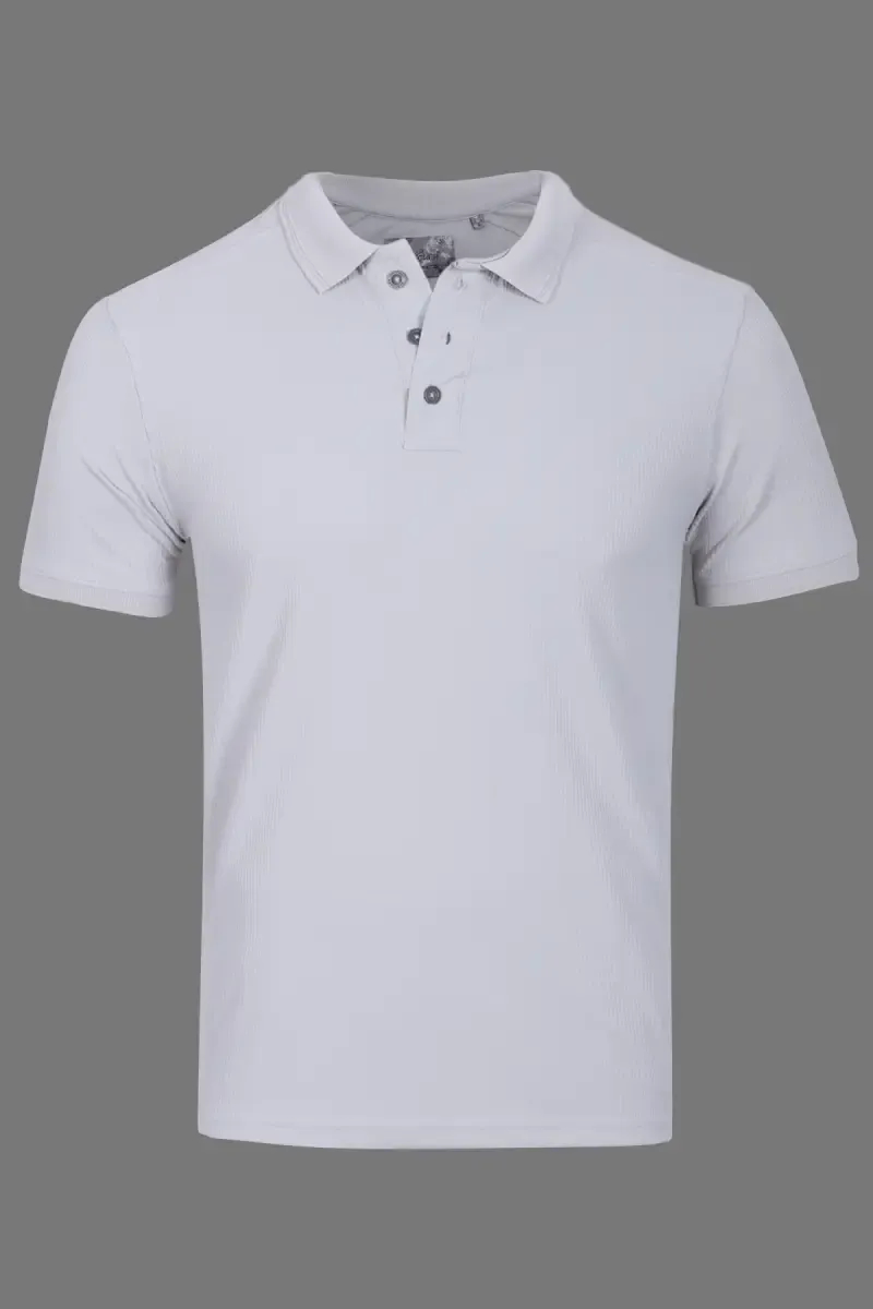 Men's Cotton Polo Neck Casual T-shirt