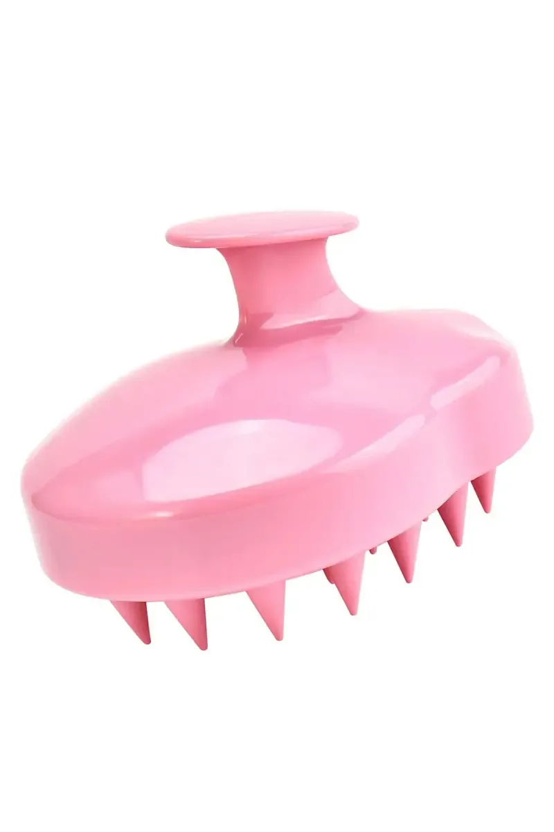 Silicone Scalp Massager (Pink) 