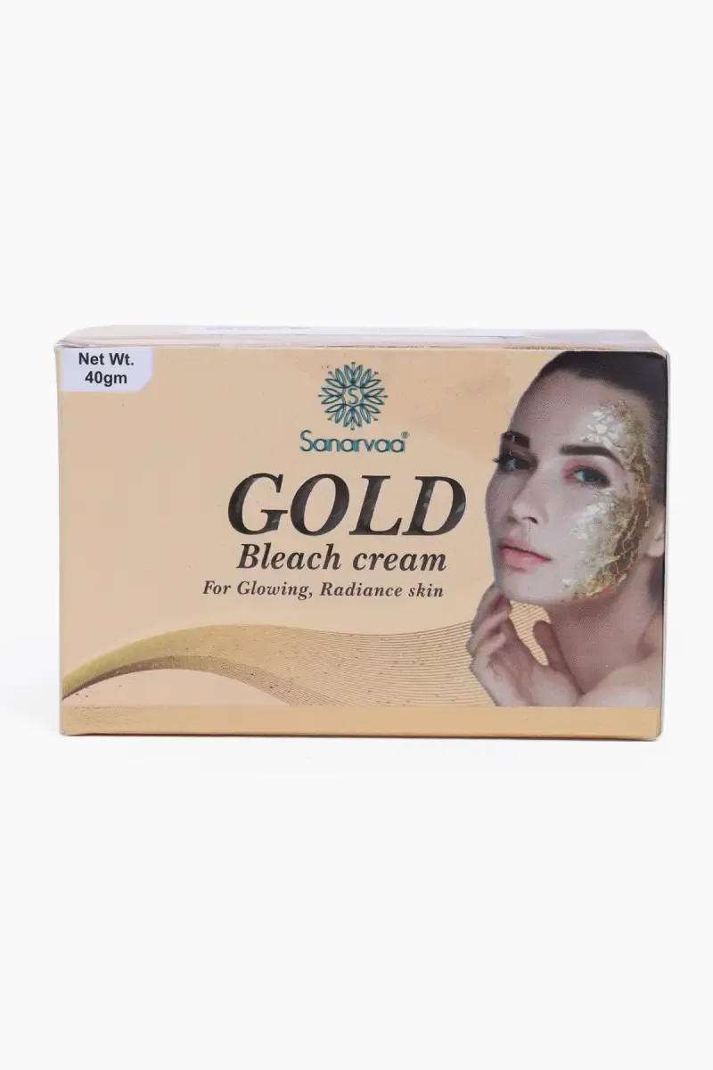 Sanarvaa Gold Bleach Cream- 40g