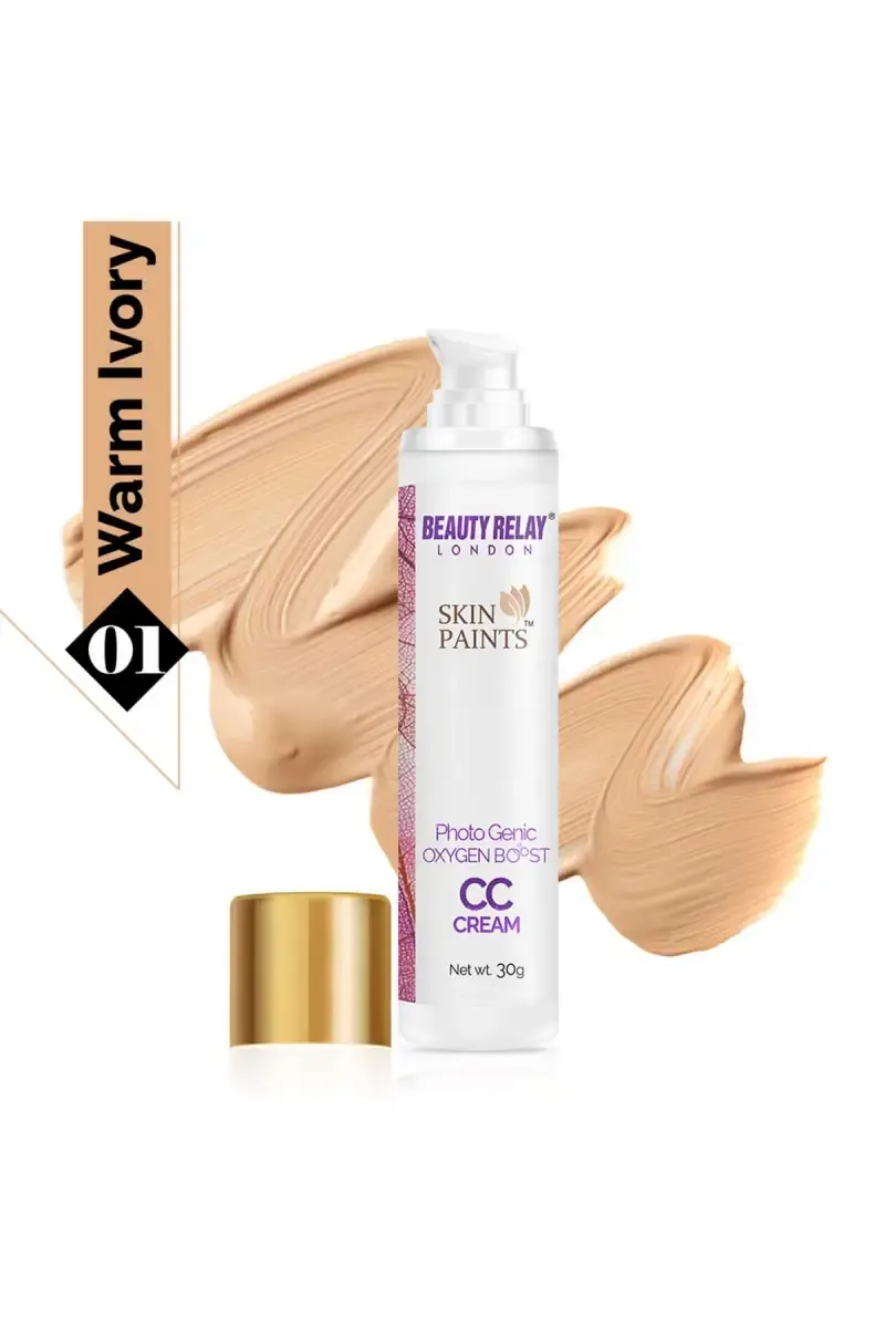 Skin Paints Photo Genic Oxygen Boost Cc Cream - 30g (Warm Ivory)
