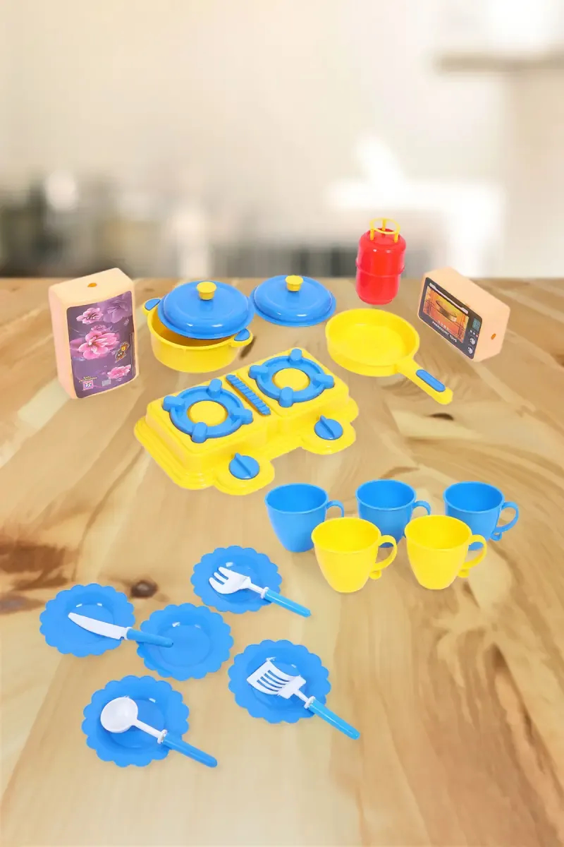 Kitchen Play Set for Kids - 20pc