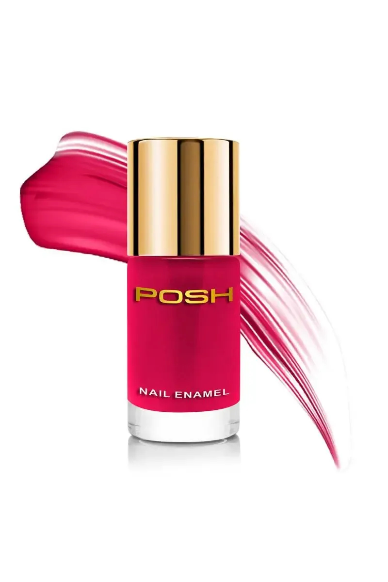 Posh Long-lasting Shine High Gloss Nail Polish - 9ml (609 Hot Pink)