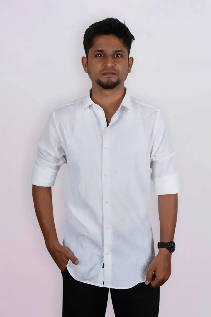 Men's Self Designed Casual Shirt