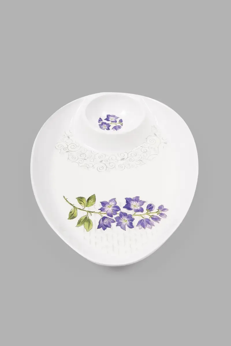 Dinewell Melamine Dip & Chip Plate - 30 CM