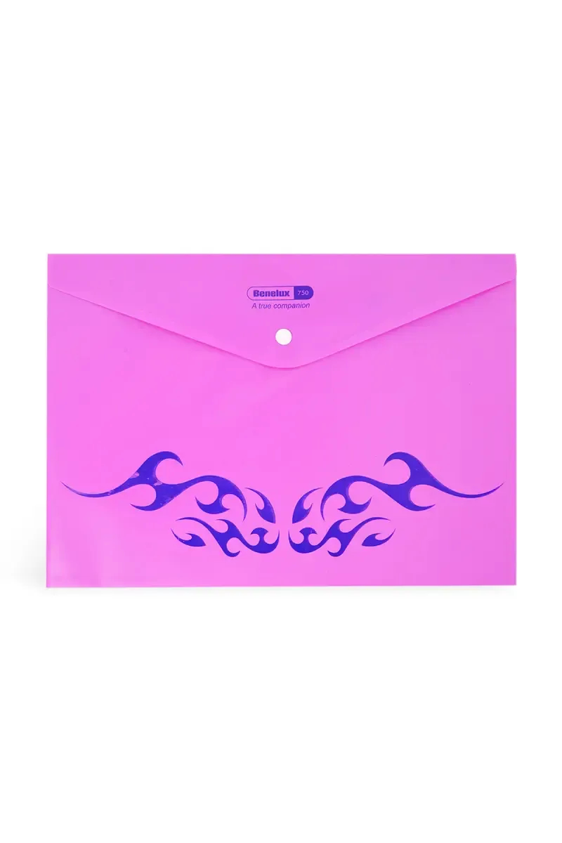 Button Type File Folder (FC Size) - Pink