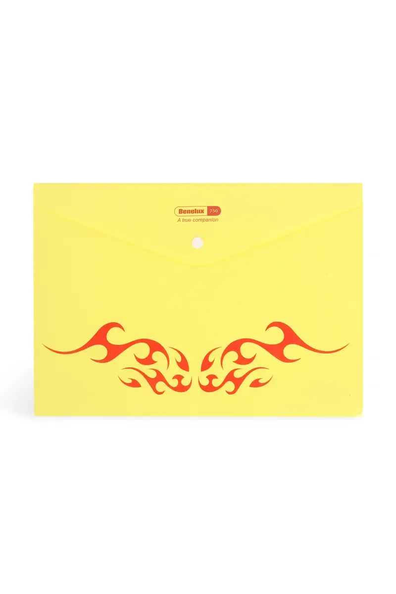 Button Type File Folder (FC Size) - Yellow
