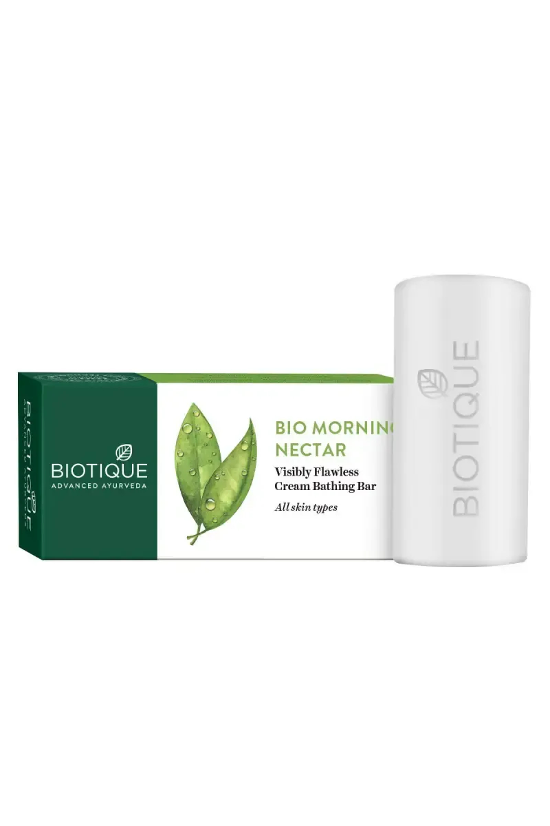 Biotique Morning Nectar Flawless Cream Bathing Bar - 150g
